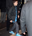Celine Dion & Family Leaving Their Hotel In Paris
