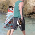 Channing Tatum & Jenna Dewan Enjoy A Stroll On The Beach