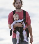 Eric Johnson Takes Maxwell On A Sunrise Walk On The Beach
