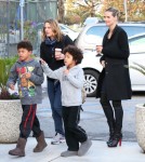 Heidi Klum And Kids Have A Busy Day In Los Angeles