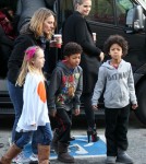 Heidi Klum And Kids Have A Busy Day In Los Angeles
