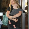Hilary Duff Takes Luca To Babies First Class