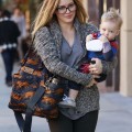 Hilary Duff Takes Luca To The Doctors
