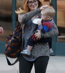 Hilary Duff Takes Luca To The Doctors