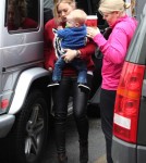 Hilary Duff Takes Luca Shopping