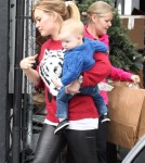 Hilary Duff Takes Luca Shopping