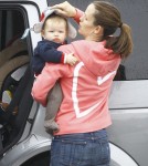 Jennifer Garner Takes Her Kids To Breakfast