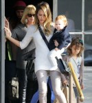 Jessica Alba Takes The Girls Out To Lunch And Shopping