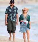Semi-Exclusive... Jessica Simpson & Eric Johnson Take A Romantic Stroll On The Beach