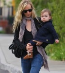 Kimberly Stewart Out And About With Daughter Delilah