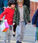 Liv Tyler Walks Her Son Home From School