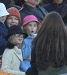 Marcia Cross Takes Her Daughters To The Ice Skating Rink