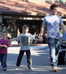 Semi-Exclusive... Mark Wahlberg Out For Lunch with His Boys