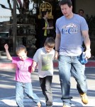Semi-Exclusive... Mark Wahlberg Out For Lunch with His Boys