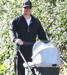 Exclusive... Nick Lachey Takes Camden For A Stroll