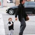 Exclusive... Orlando Bloom And His Son Flynn Shop In Beverly Hills