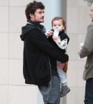 Exclusive... Orlando Bloom And His Son Flynn Shop In Beverly Hills