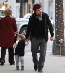 Exclusive... Orlando Bloom And His Son Flynn Shop In Beverly Hills