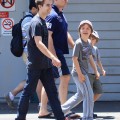 Russell Crowe Takes His Boys Out To Lunch In Sydney