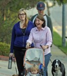 Exclusive... Pregnant Sara Rue Out For A Walk In Hollywood