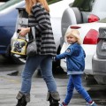 Zuma Rossdale Getting Dropped Off At School