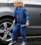 Zuma Rossdale Getting Dropped Off At School