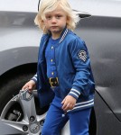 Zuma Rossdale Getting Dropped Off At School