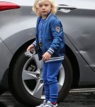 Zuma Rossdale Getting Dropped Off At School