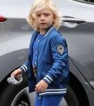 Zuma Rossdale Getting Dropped Off At School