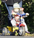 Exclusive... Ewan McGregor Takes Son Anouk Out For A Walk