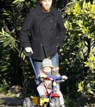 Exclusive... Ewan McGregor Takes Son Anouk Out For A Walk