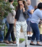 Exclusive... Alessandra Ambrosio Drops Off Anja At School