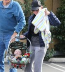 Anna Faris Out And About With Her Son Jack