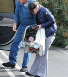 Anna Faris Out And About With Her Son Jack