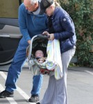 Anna Faris Out And About With Her Son Jack
