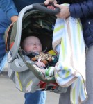 Anna Faris Out And About With Her Son Jack