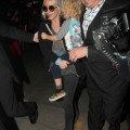 Ashlee Simpson & Bronx Return To Los Angeles