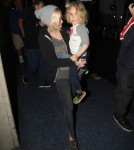 Ashlee Simpson & Bronx Return To Los Angeles