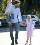 Ben Affleck Takes His Girls To The Farmers Market