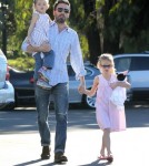 Ben Affleck Takes His Girls To The Farmers Market
