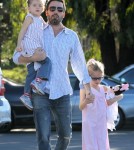 Ben Affleck Takes His Girls To The Farmers Market