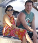 Exclusive... Channing Tatum & Jenna Dewan Relax In St Barts