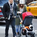 Drew Barrymore & Will Kopelman Take Olive For A Stroll