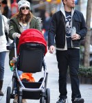 Drew Barrymore & Will Kopelman Take Olive For A Stroll