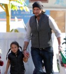 Gabriel Aubry Picks Nahla Up From School