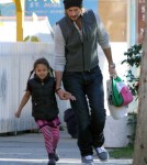 Gabriel Aubry Picks Nahla Up From School