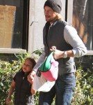 Gabriel Aubry Picks Nahla Up From School