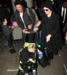 Gwen Stefani and Family at LAX