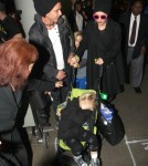 Gwen Stefani and Family at LAX