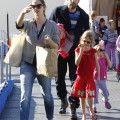 Ben Affleck & Jennifer Garner Take Their Daughters Ice Skating